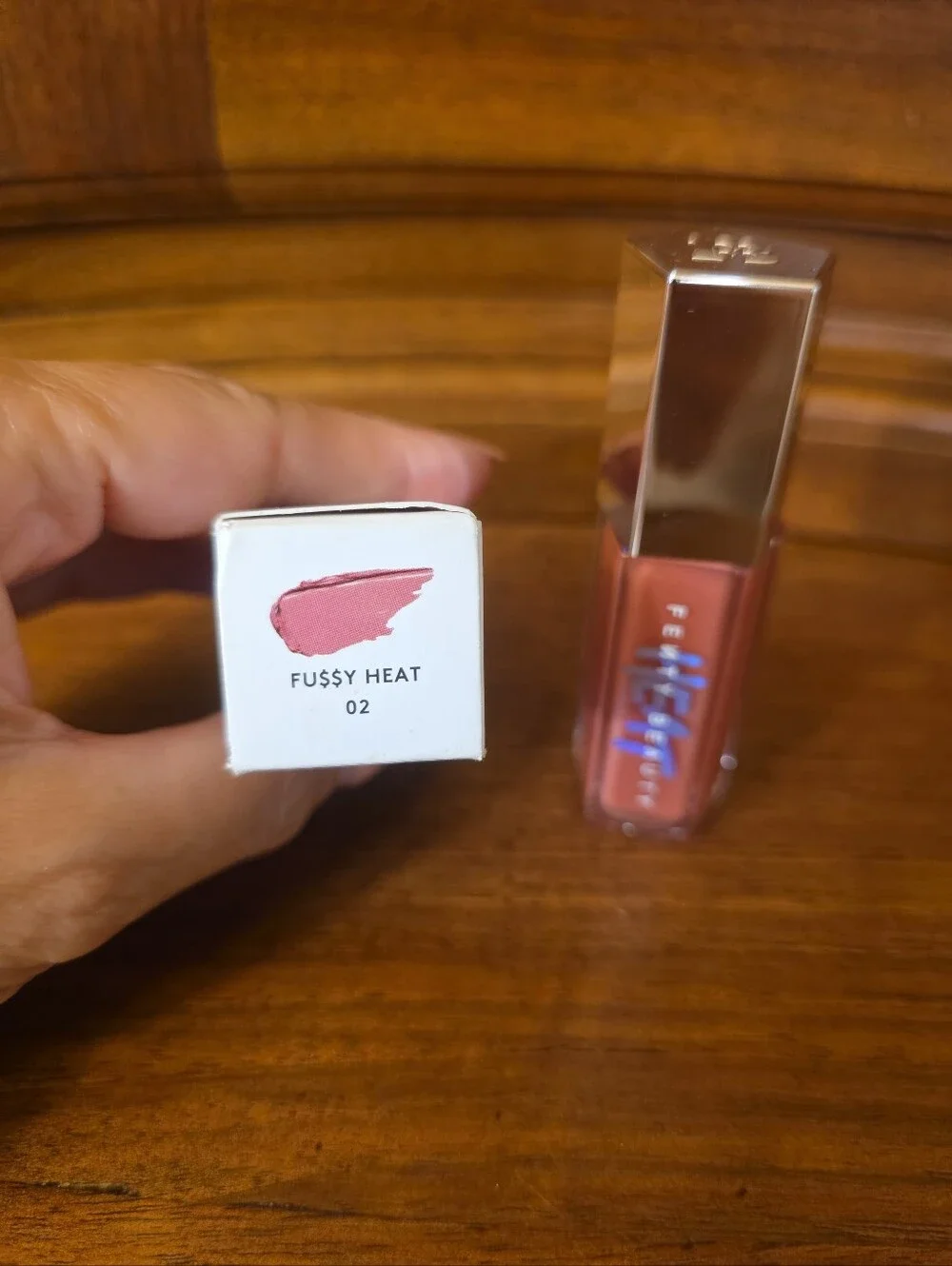 Fenty Beauty Gloss Bomb Heat, Fu$$y Heat, .3oz--NIB